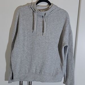 Jockey Women's Grey Cowl  Neck Light Pullover Sweater Large